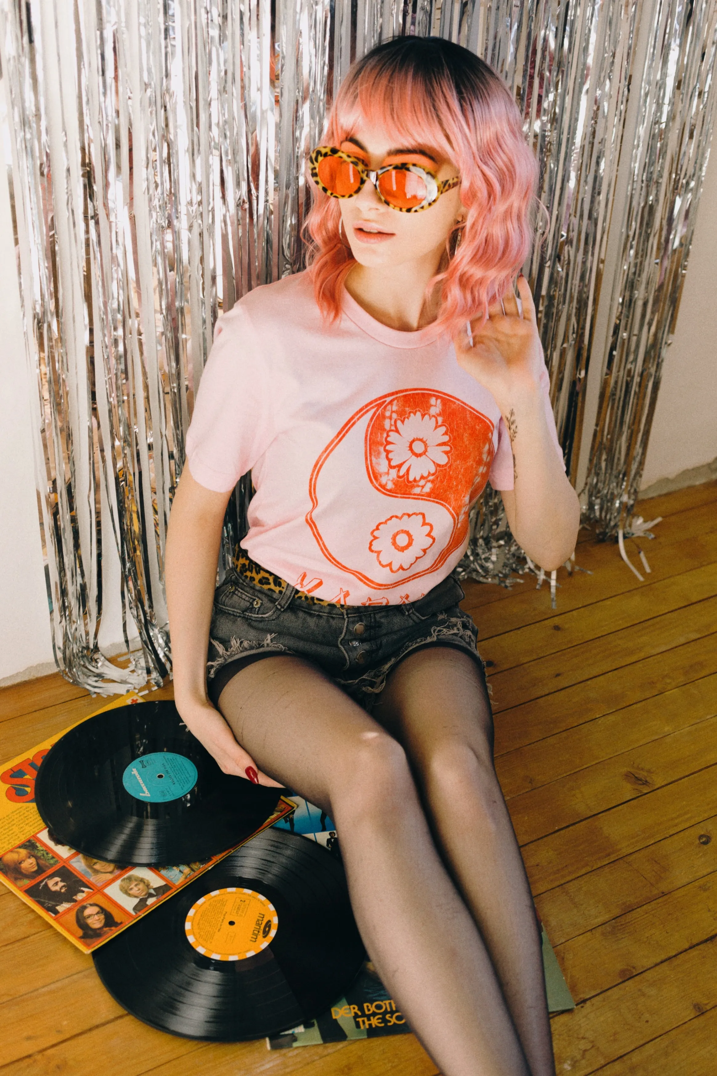 Karma Queen Tee - Pink