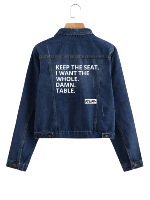 KEEP THE SEAT Denim JACKET