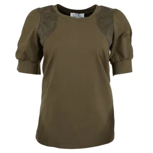 Kevin's Huntress Scoop Neck Puff Sleeve Shooting Tee