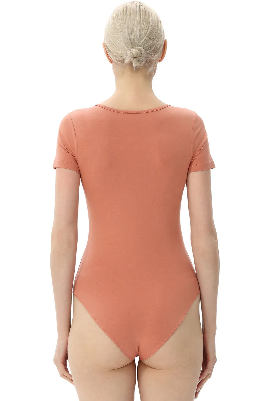 Kimi   Kai Women's Square Neck Basic Bodysuit