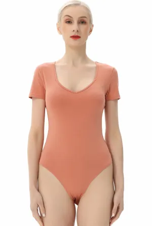 Kimi   Kai Women's Sweetheart Neck Basic Bodysuit