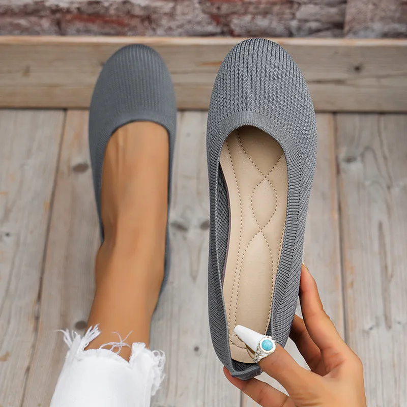 Knit Ballet Flats: Effortless Style & Comfort
