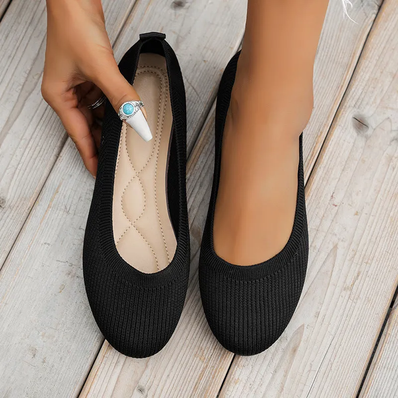 Knit Ballet Flats: Effortless Style & Comfort