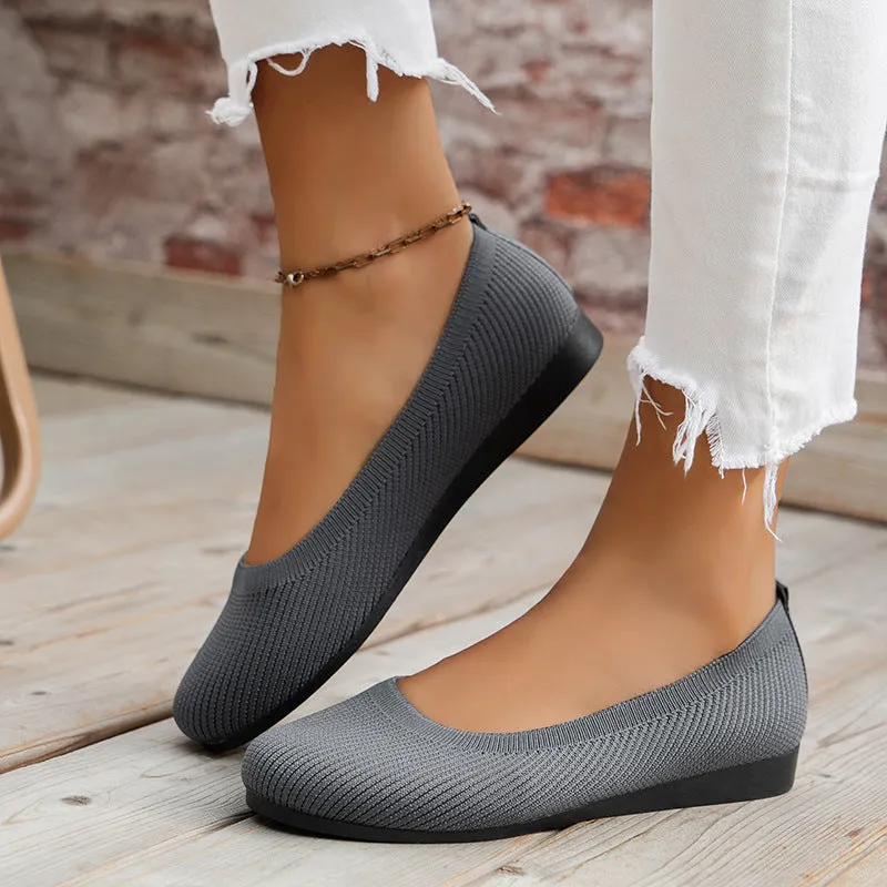 Knit Ballet Flats: Effortless Style & Comfort