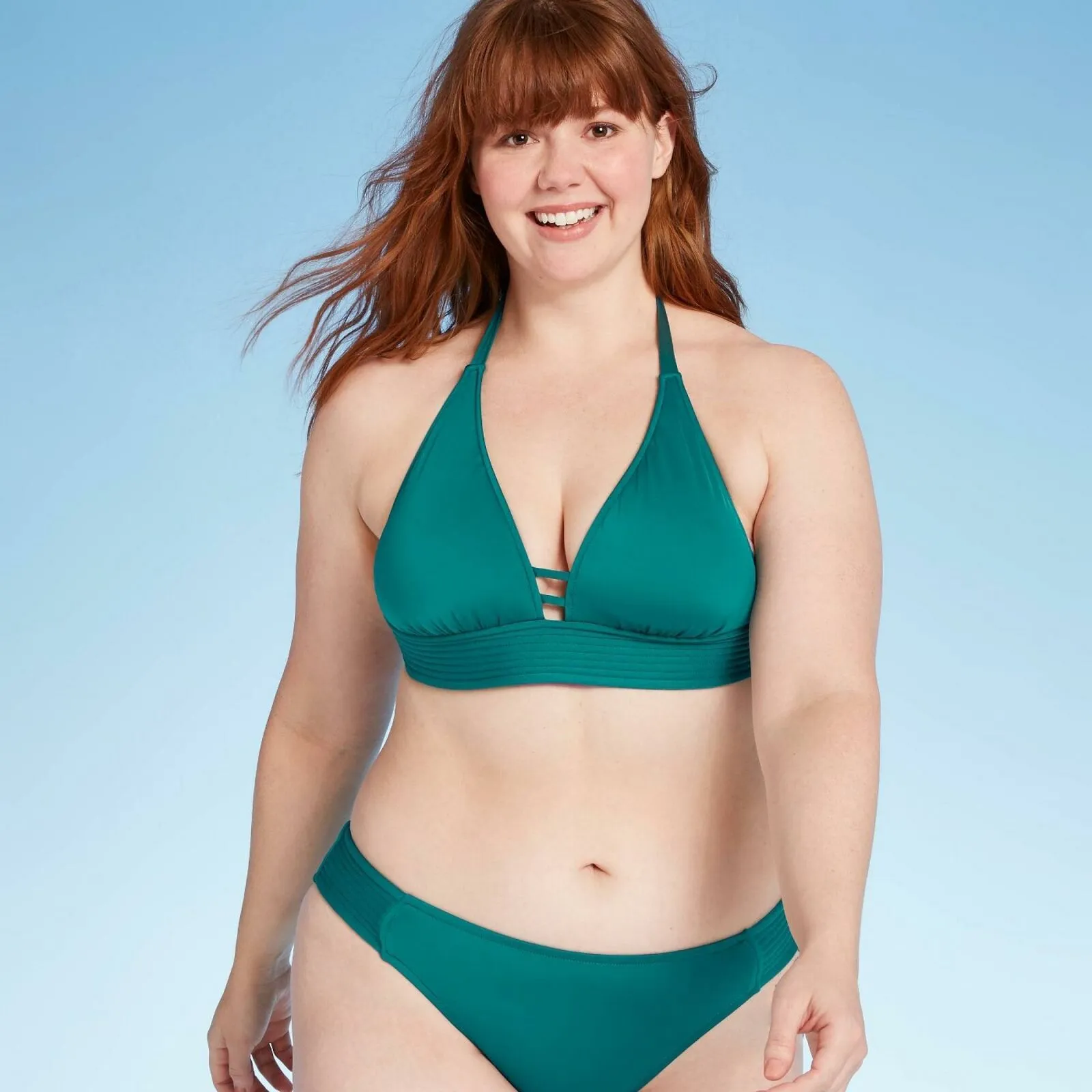 Kona Sol Women's Triangle Bikini Swim Top