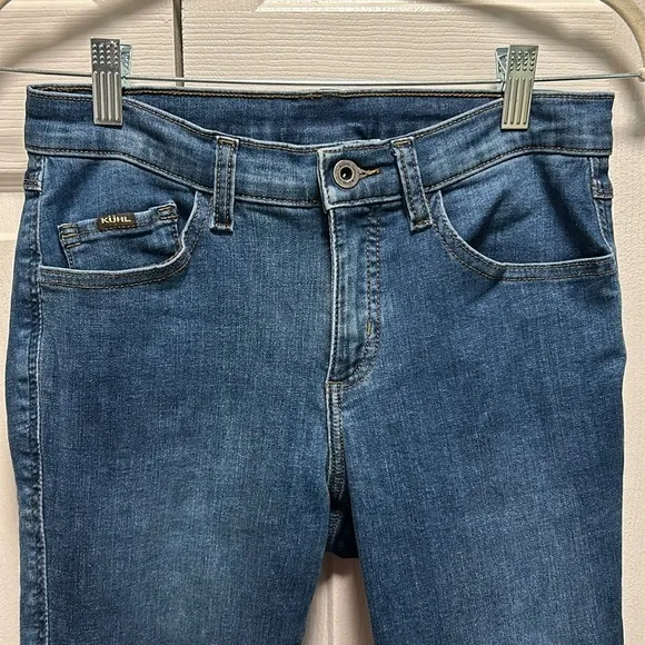Kuhl Women's Kontour Flex Mid-Rise Denim Stretchable Skinny Pant Size 4 Regular