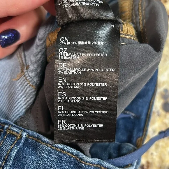 Kuhl Women's Kontour Flex Mid-Rise Denim Stretchable Skinny Pant Size 4 Regular