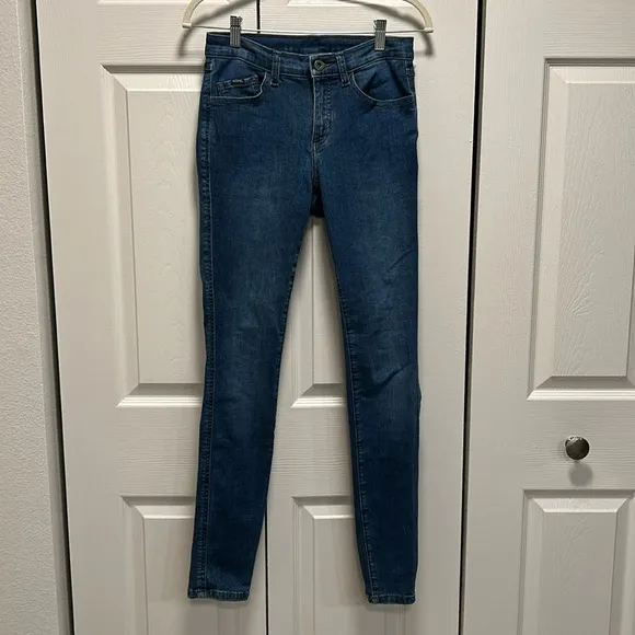 Kuhl Women's Kontour Flex Mid-Rise Denim Stretchable Skinny Pant Size 4 Regular