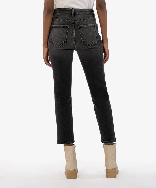 Kut From the Kloth Rosa High Rise Vintage Crop Straight Jeans in Convenient Wash