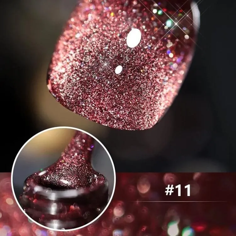 Laser Diamond Nail Polish Kit: Intense shine and glamorous sparkle 