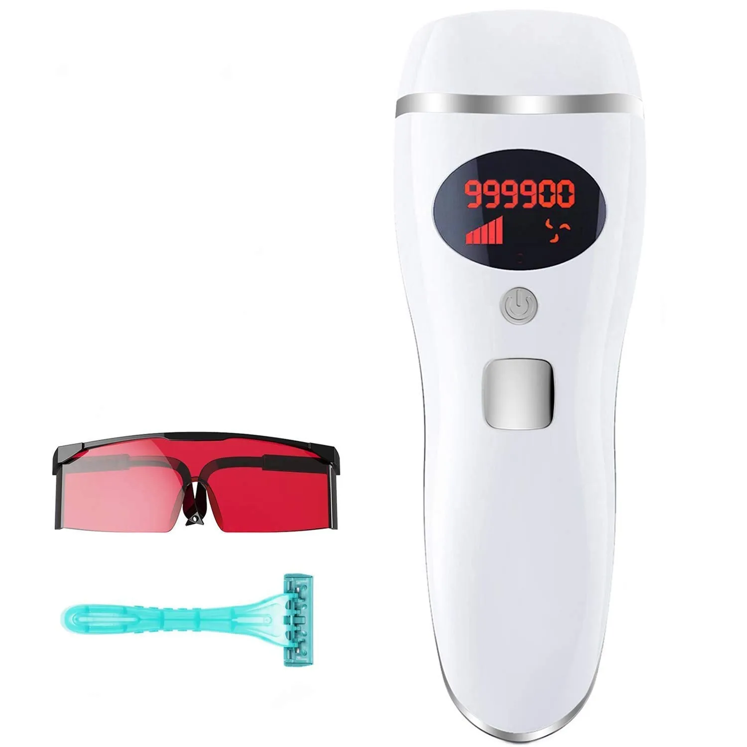 Laser Hair Removal IPL Hair Removal for Women and men Permanent Painless At-Home Device Upgraded to 999,900 Flashes for Face Armpits Legs Arms Bikini Line