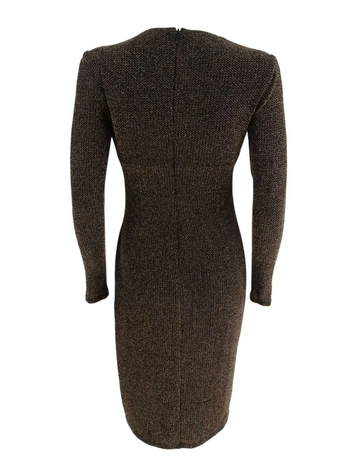 Lauren by Ralph Lauren Women's Metallic Jacquard Dress 6