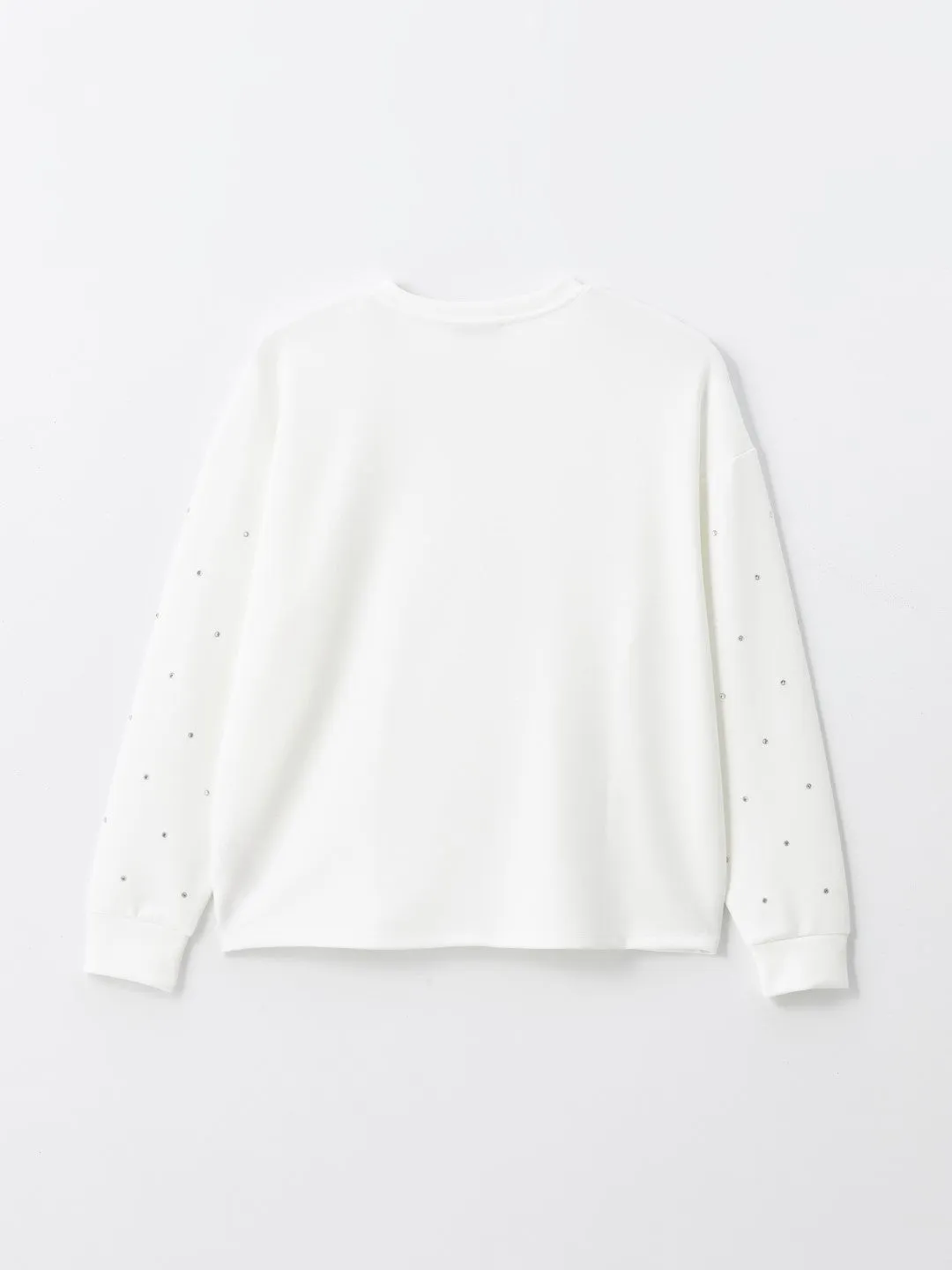 LCWAIKIKI Basic

New Black Crew Neck Shiny Stone Printed Long Sleeve Women's Blouse