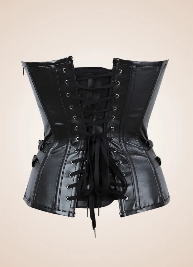 Leather Goth Steampunk Corset