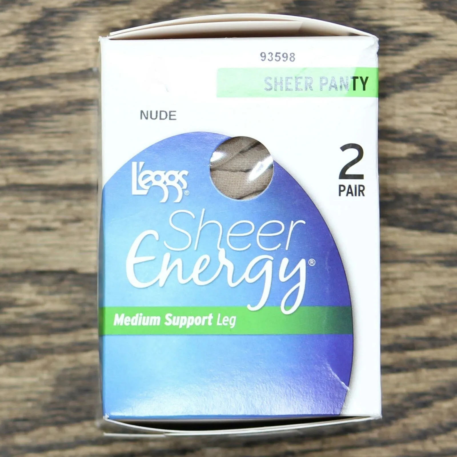 L'eggs Sheer Energy Women's All Sheer 2 Pack Pantyhose. 30800