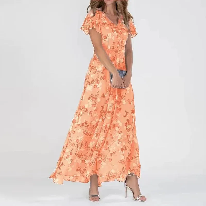 Leonore Glamorous Tummy Covering Dress