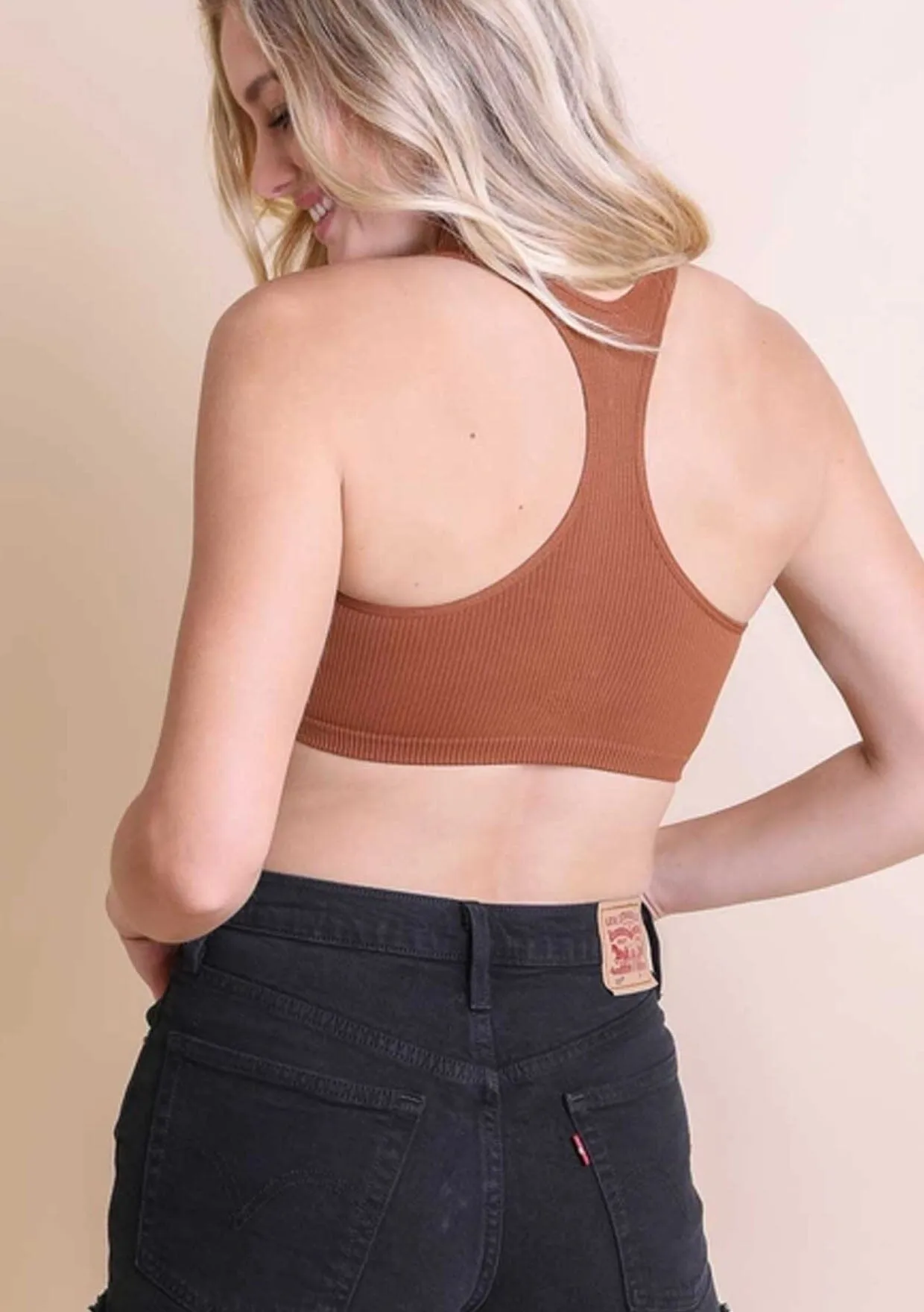Leto Accessories Racerback Bralette