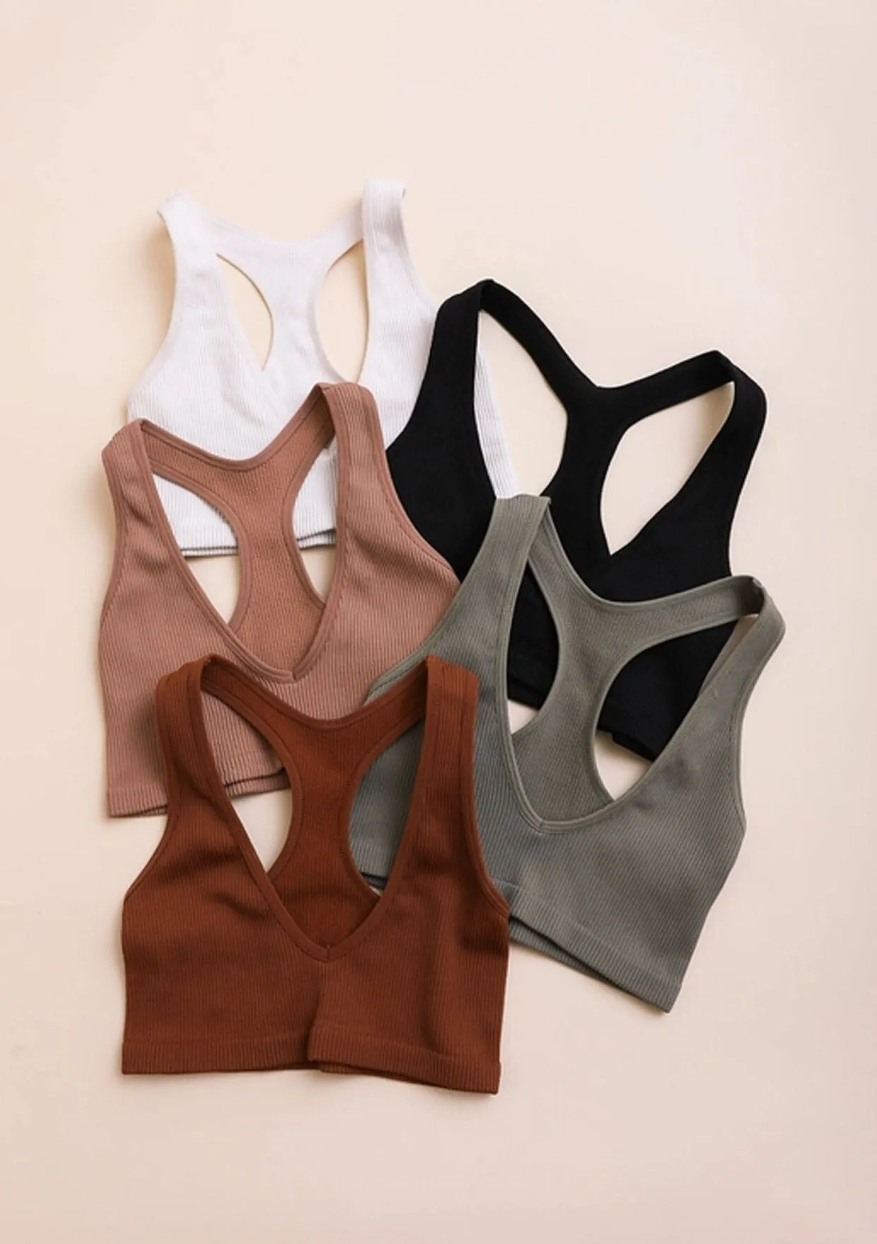 Leto Accessories Racerback Bralette