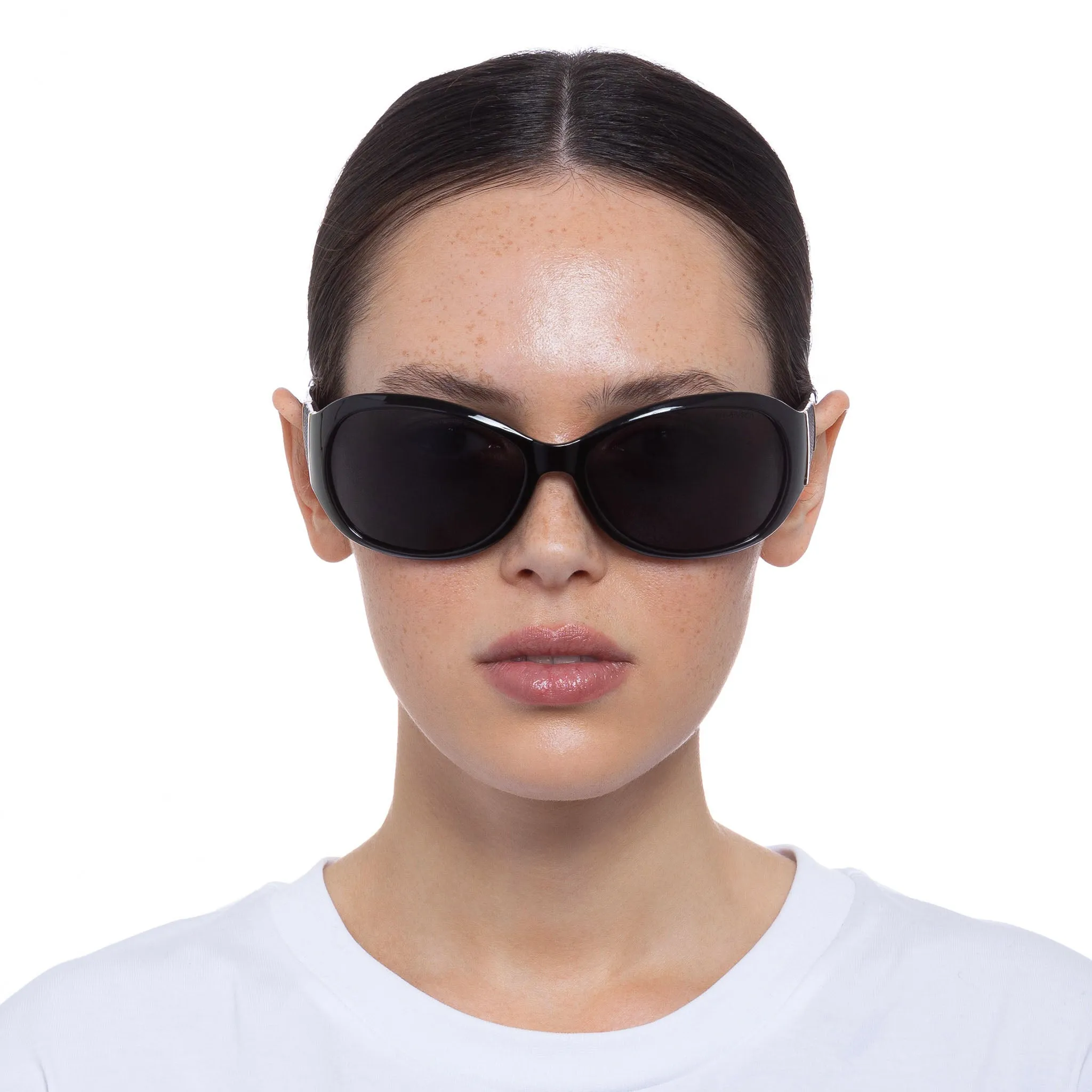 Leura Sunglasses - Shiny Black Gold