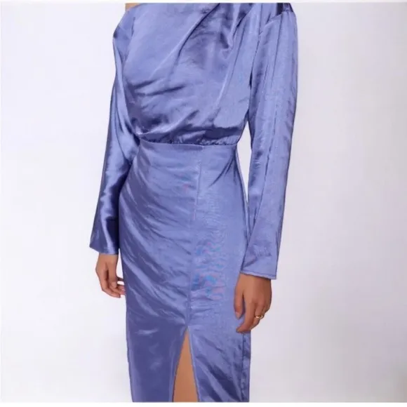 Lost   Wander Women's Adria Asymmetric Midi Dress Size XS
