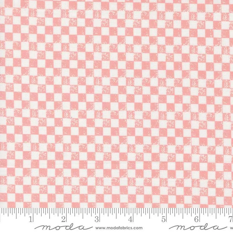 Love Blooms by Moda Fabrics CHECKERS/BLUSH