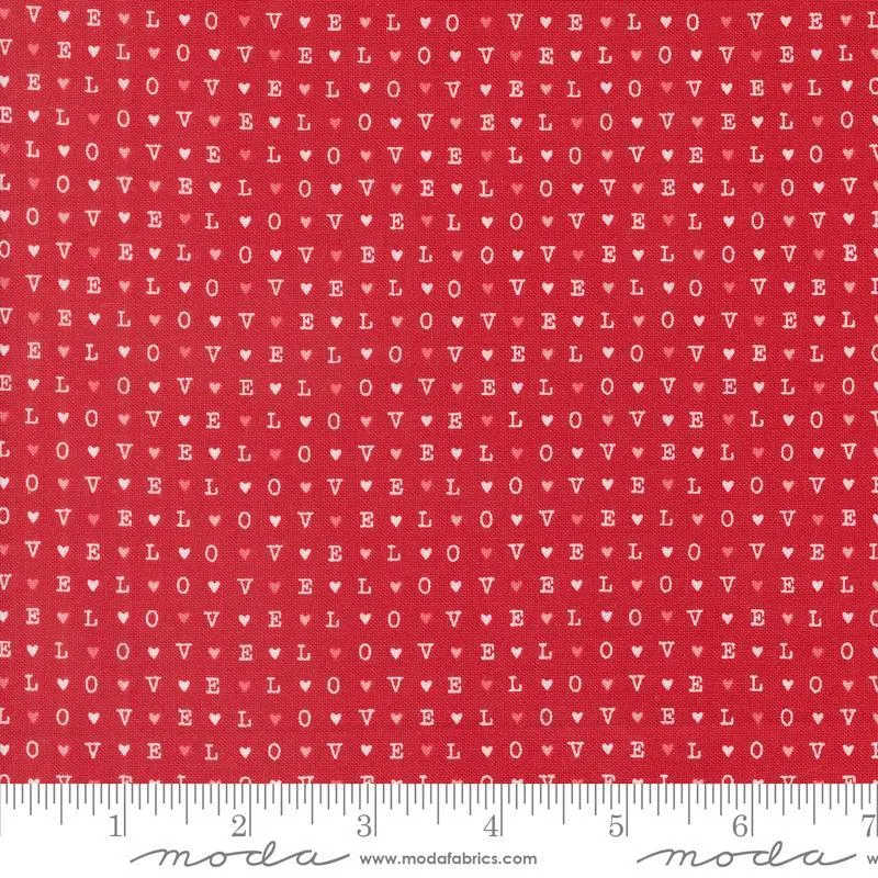 Love Blooms by Moda Fabrics LOVE/ROSE