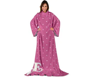 Love Motif Adult Sleeve Blanket