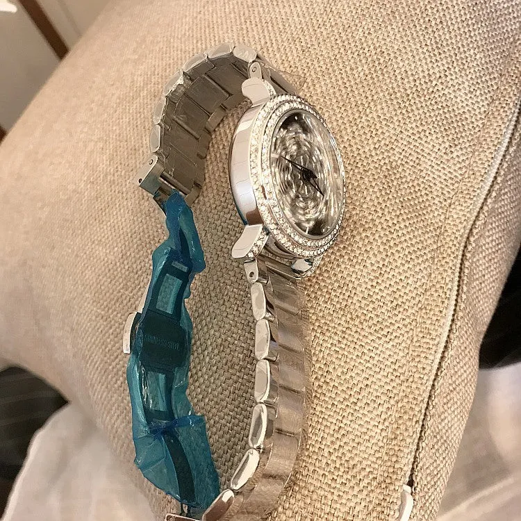 Lovely Flower Stainless Steel Women's Watch