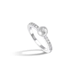 Luna Sphere Meteorite Ring