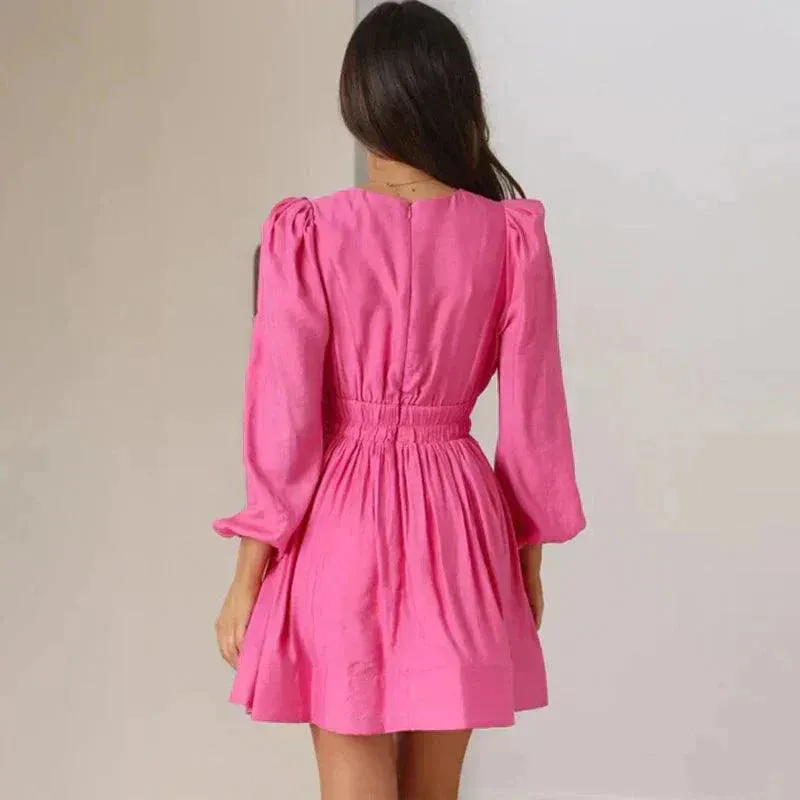 Luxe Belle™ | Women's Long Sleeve Mini Dress | Soft Fabric, Flattering Fit & Trendy Design