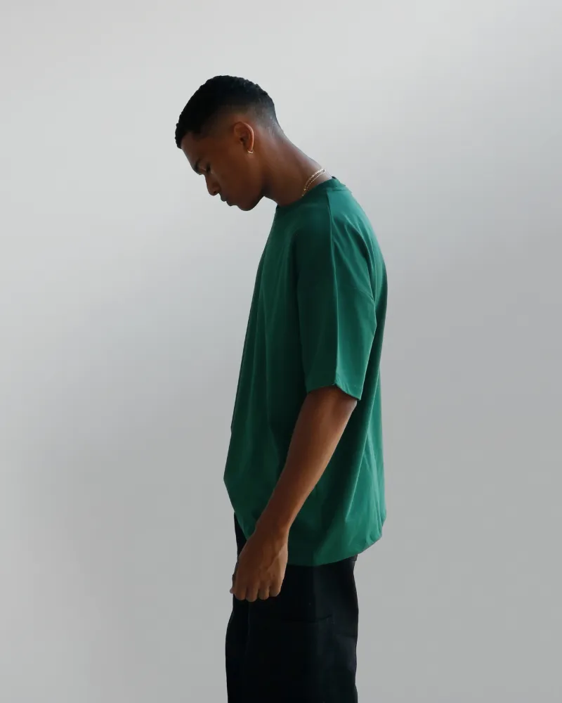 Luxe Oversized Tee - College Green