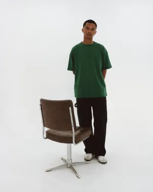 Luxe Oversized Tee - College Green