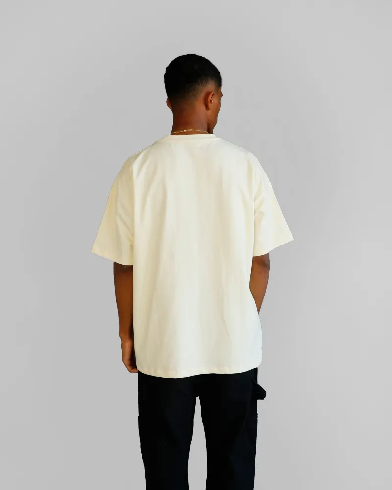 Luxe Oversized Tee - Cream