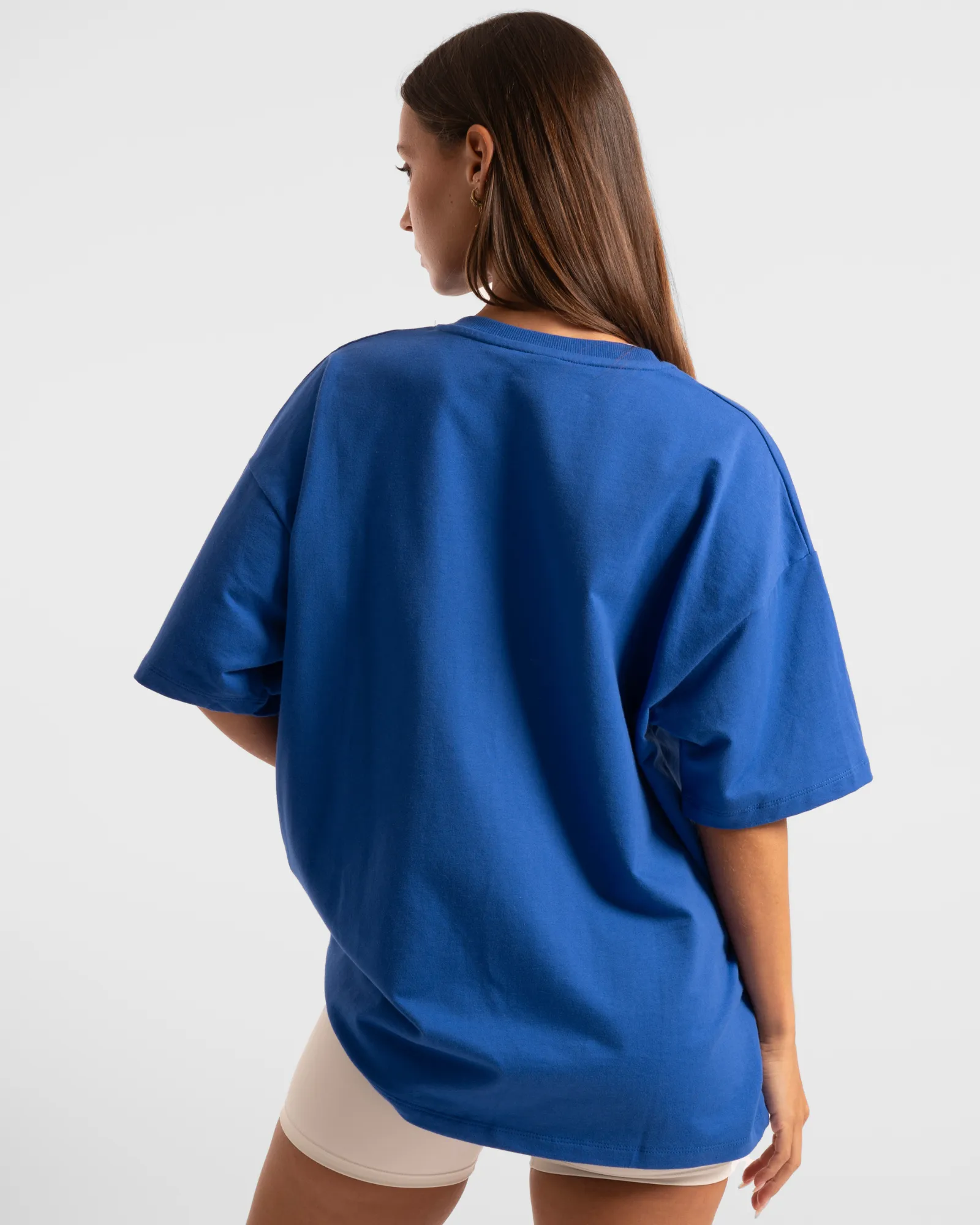 Luxe Oversized Tee - Royal Blue
