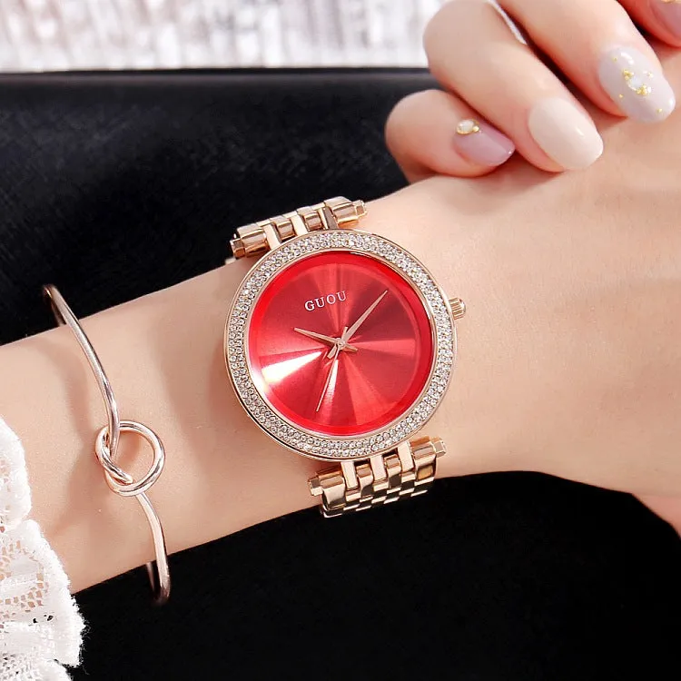 Luxury Diamond-inlaid Women's Watch