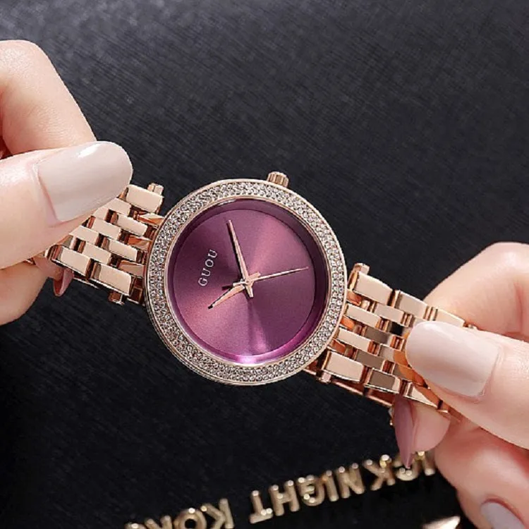 Luxury Diamond-inlaid Women's Watch