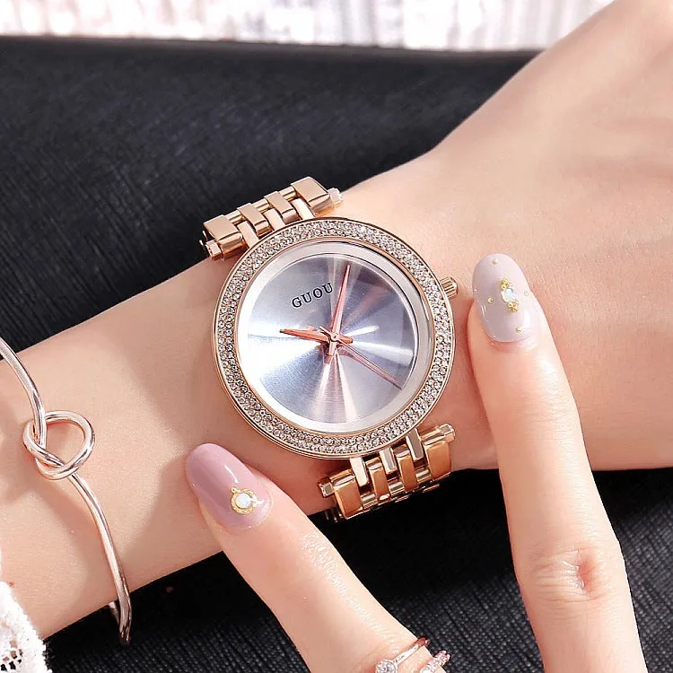 Luxury Diamond-inlaid Women's Watch