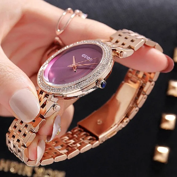 Luxury Diamond-inlaid Women's Watch