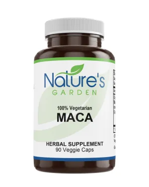 Maca - 90 Veggie Caps with 1000 mg Organic Raw Maca Root