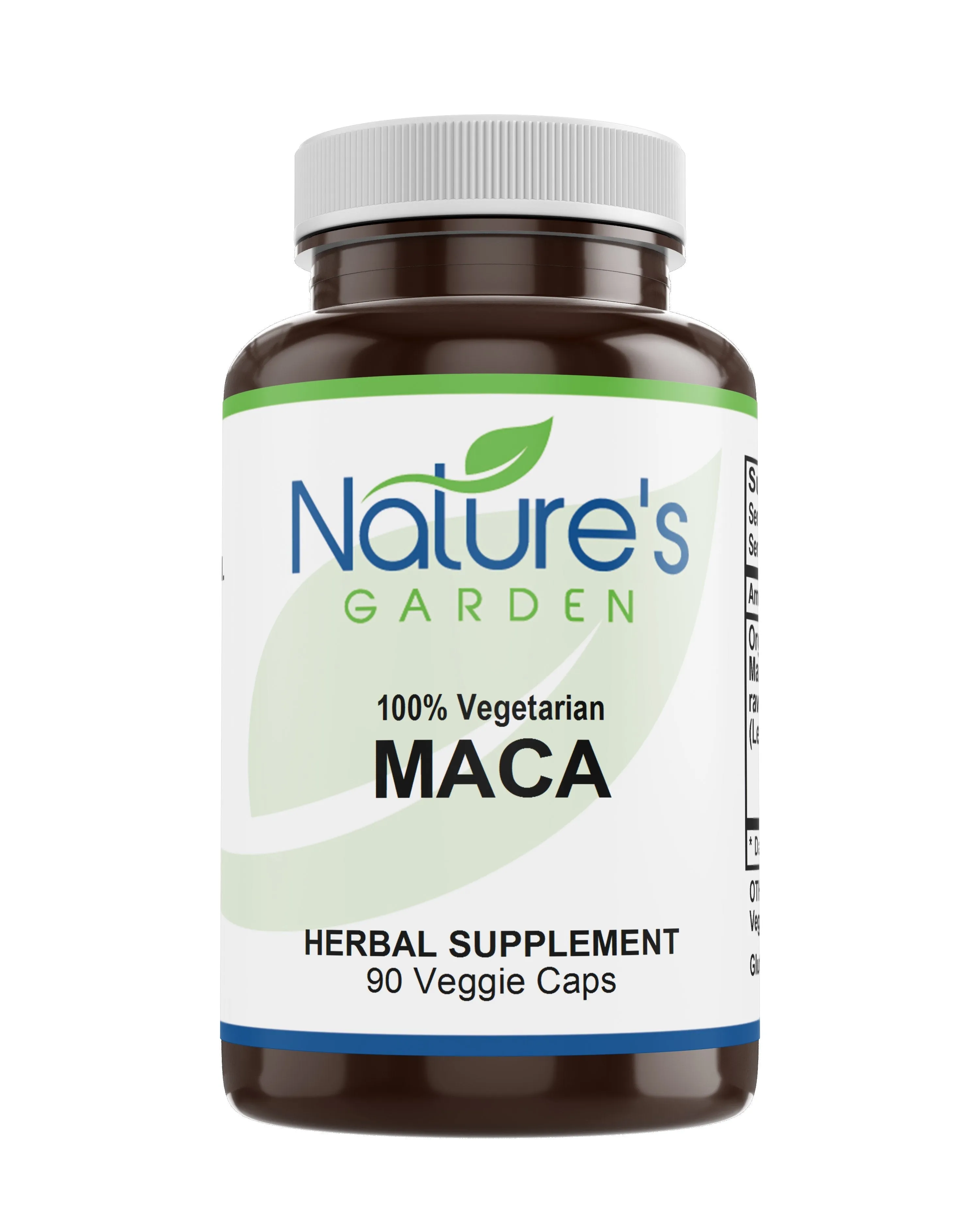 Maca - 90 Veggie Caps with 1000 mg Organic Raw Maca Root