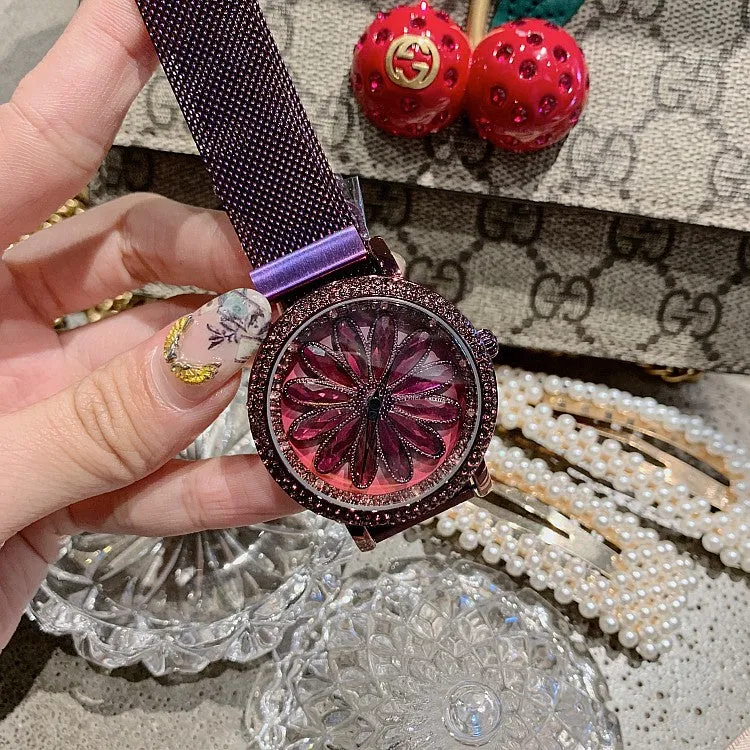 Magnetic Buckle Stainless Steel Women's Watch