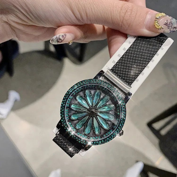 Magnetic Buckle Stainless Steel Women's Watch