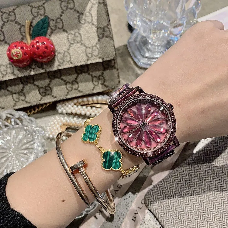 Magnetic Buckle Stainless Steel Women's Watch