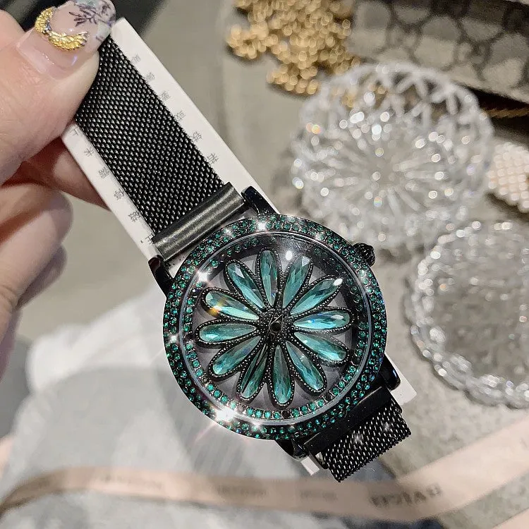 Magnetic Buckle Stainless Steel Women's Watch