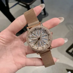 Magnetic Buckle Stainless Steel Women's Watch