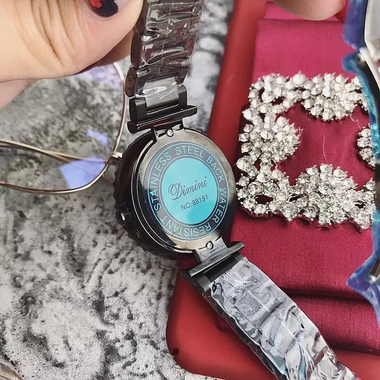 Marble Lightning Stainless Steel Strap Women's Watch