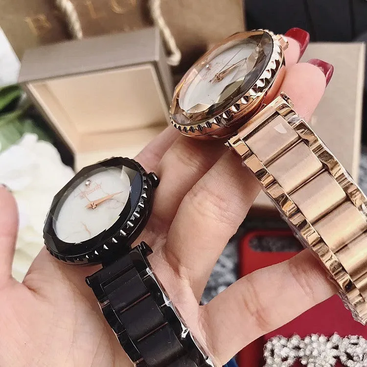 Marble Lightning Stainless Steel Strap Women's Watch