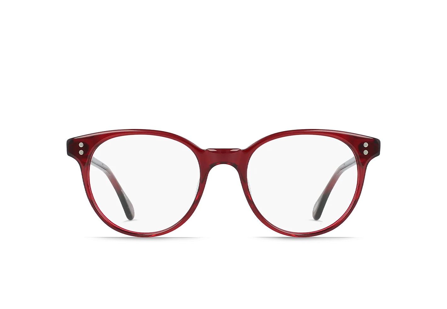 MARIN-Oxblood / Clear