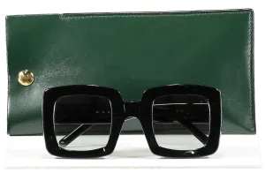 Marni Black Square Frame Sunglasses In Case