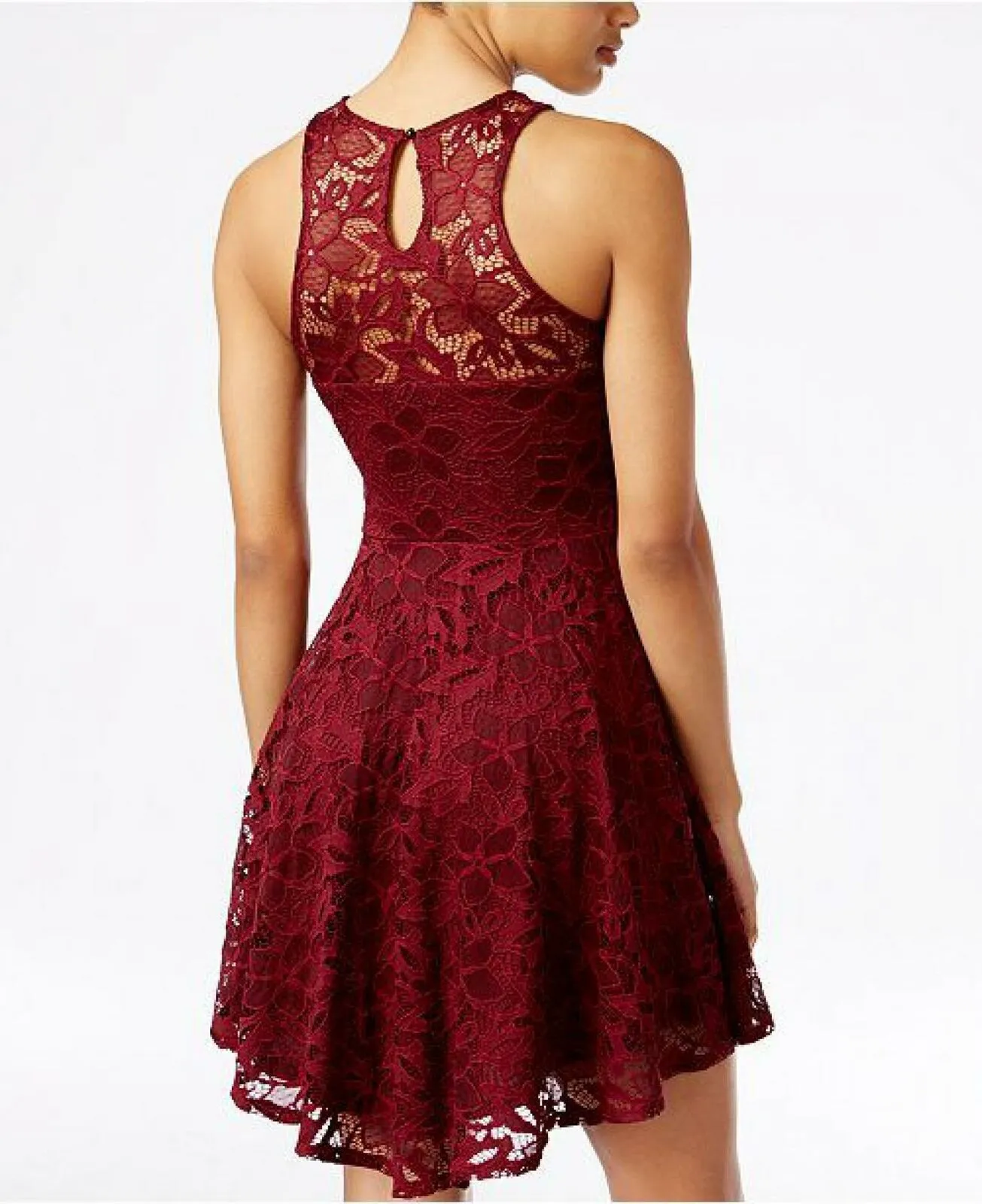 Material Girl Women's Lace Skater Dress